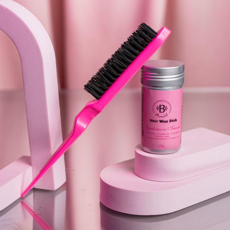 Bloomstick - Kit De Cera y Cepillo Pulidor Para El Cabello