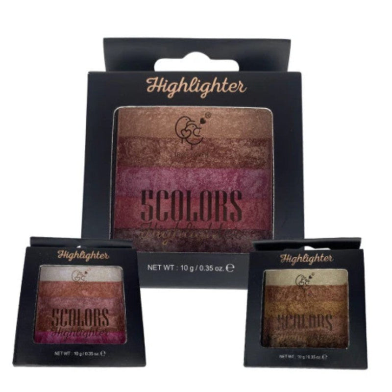 Iluminador Highlighter 5 Colors