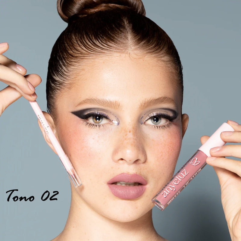 Kit Dúo Brillo Labial y Delineador De Labios