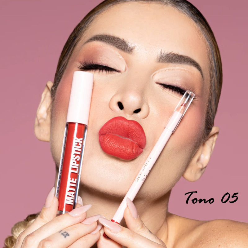 Kit Dúo Brillo Labial y Delineador De Labios