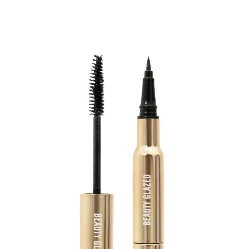 Pestañina A Prueba De Agua Y Delineador Bushy Big Beauty Glazed