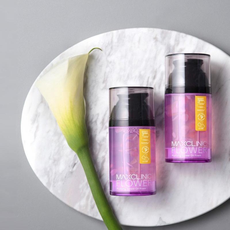 Purifying Flower Oil Foam