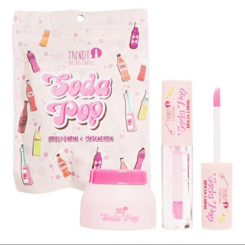 Kit Brillo Labial + Mascarilla Soda Pop