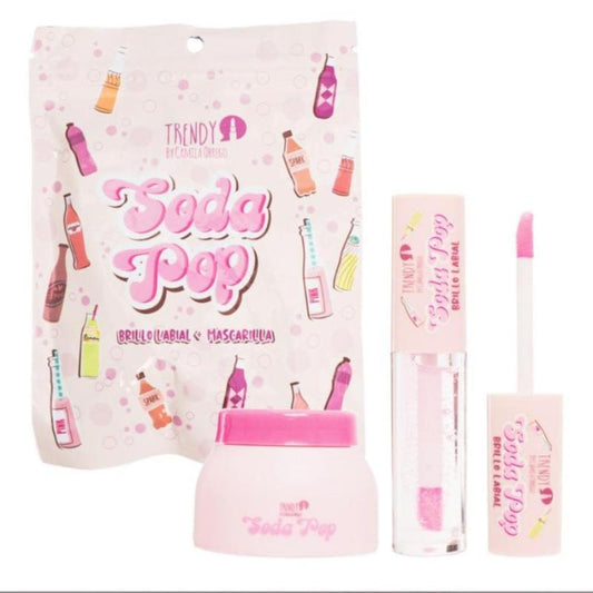 Kit Brillo Labial + Mascarilla Soda Pop