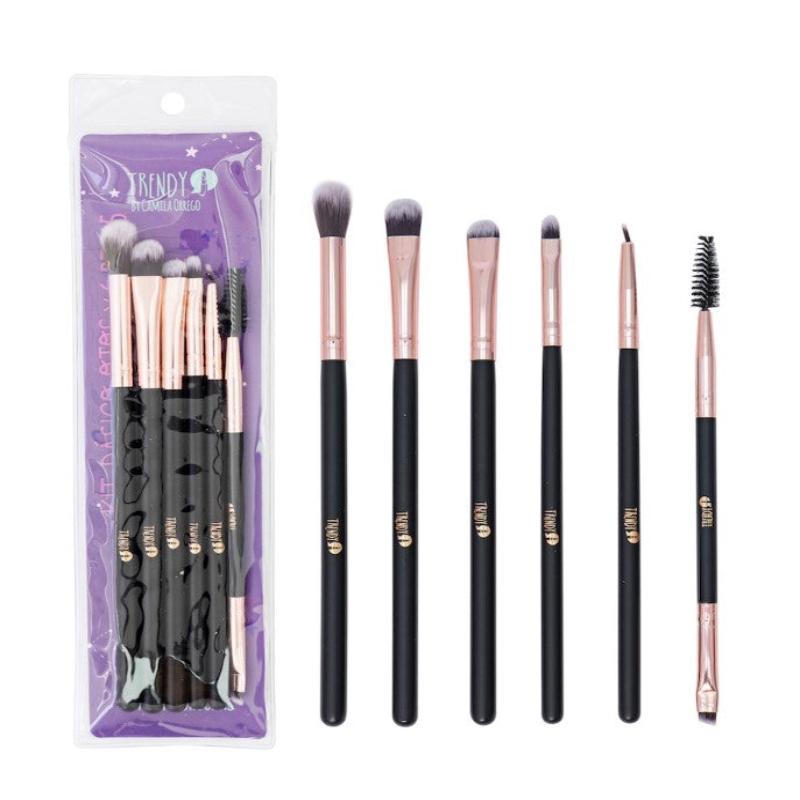 Kit Brocha Ojos x 6 Generica BT015