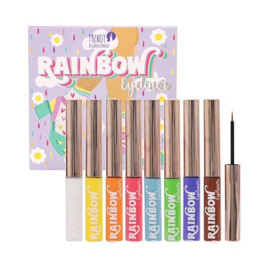Kit X 8 Delineadores Matte Coloridos Rainbow