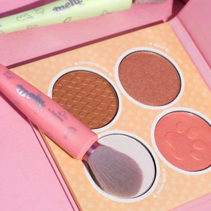 Paleta Blush, Iluminador Y Contorno MELU